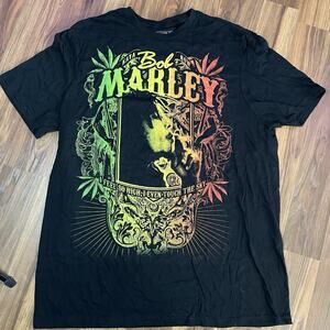 NWOT Men’s XL Bob Marley Kaya Now Jumbo Rastafarian Graphic Print T-Shirt Reggae